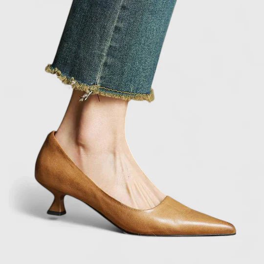 Talvine | Women's Orthopedic Pointed Toe Heels Angle