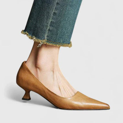 Talvine | Women's Orthopedic Pointed Toe Heels Angle