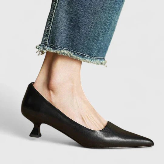 Talvine | Women's Orthopedic Pointed Toe Heels Detail
