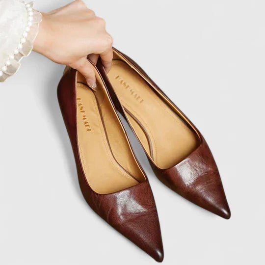 Talvine | Women's Orthopedic Pointed Toe Heels Lifestyle