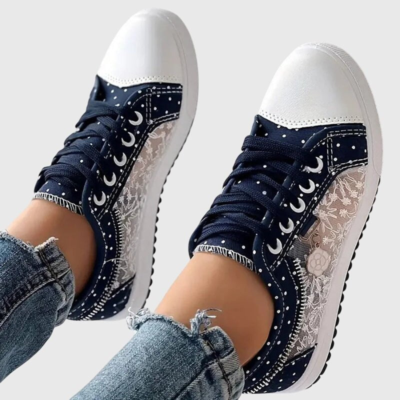 Tavelle | Women's Orthopedic Mesh Overlay Sneakers Alternate