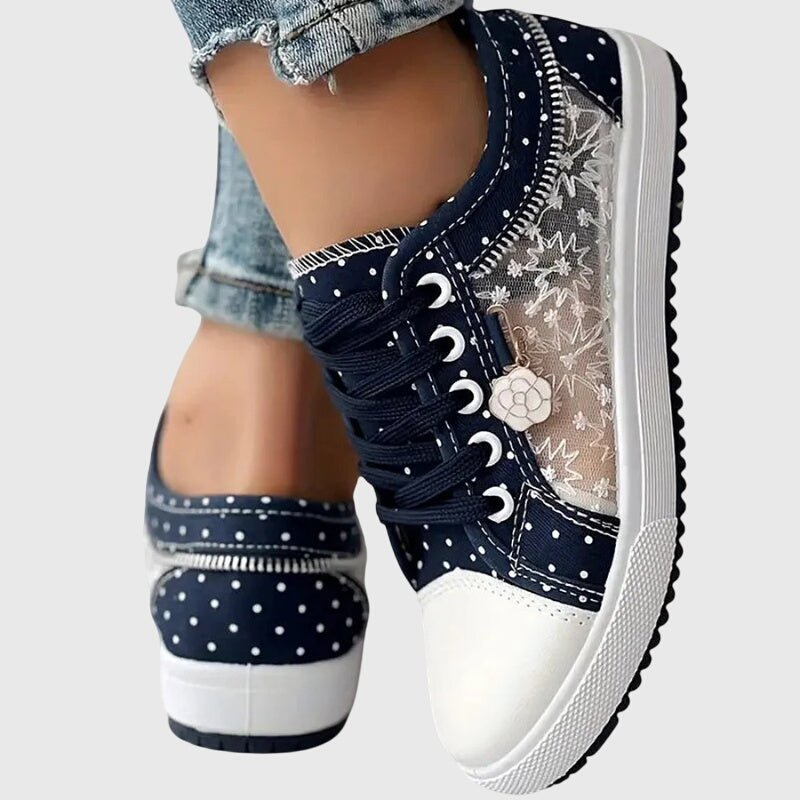 Tavelle | Women's Orthopedic Mesh Overlay Sneakers Full