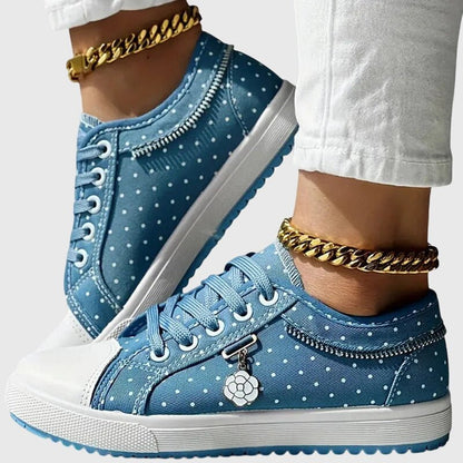 Tavelle | Women's Orthopedic Mesh Overlay Sneakers View 11