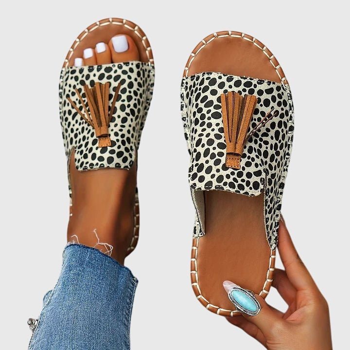 Tavine | Women's Orthopedic Tassel Sandals Full