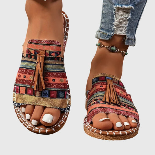 Tavine | Women's Orthopedic Tassel Sandals Hero