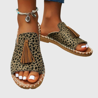 Tavine | Women's Orthopedic Tassel Sandals Side