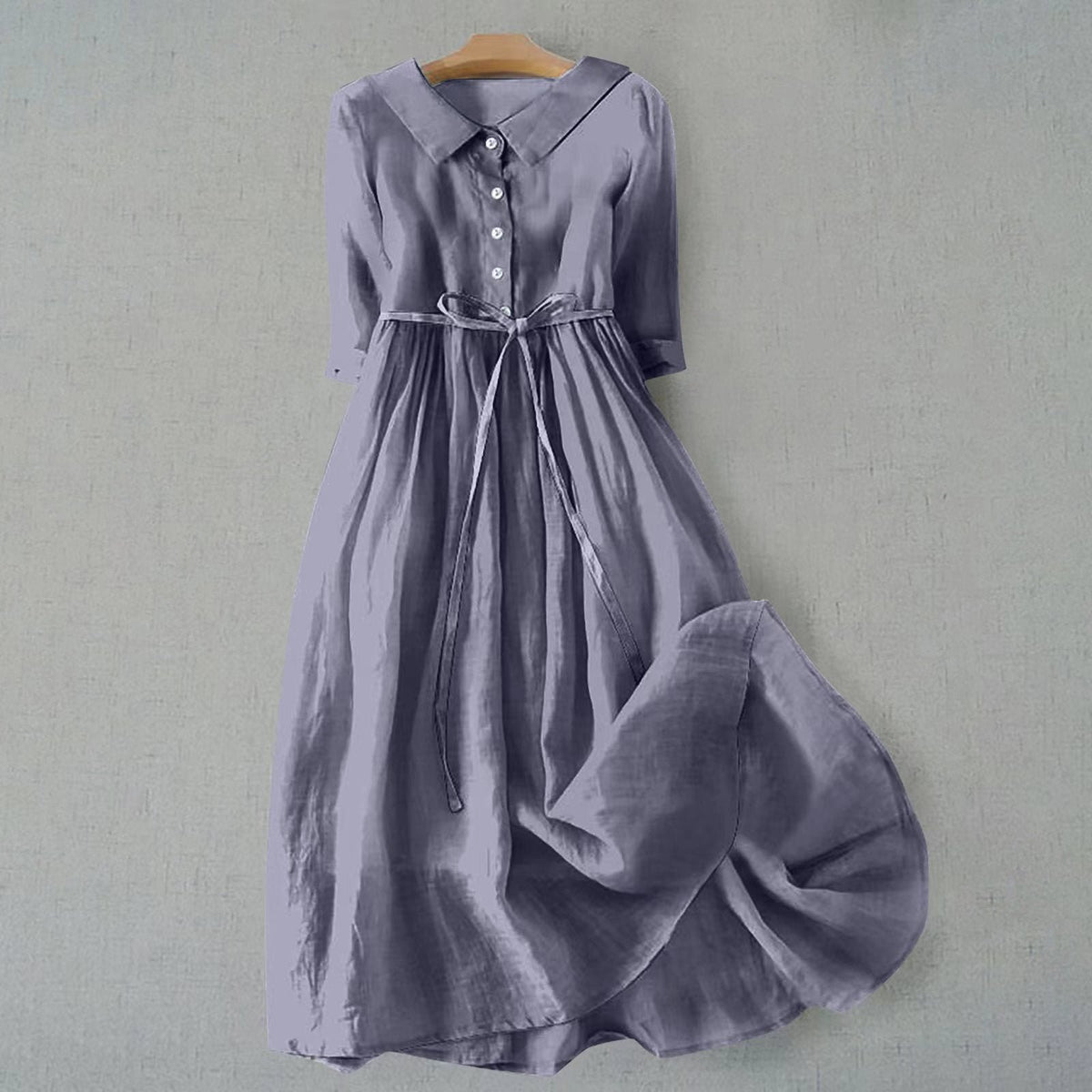 Tess | Women's Casual Sailor Collar Dress Angle