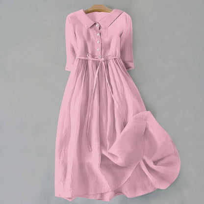 Tess | Women's Casual Sailor Collar Dress Back