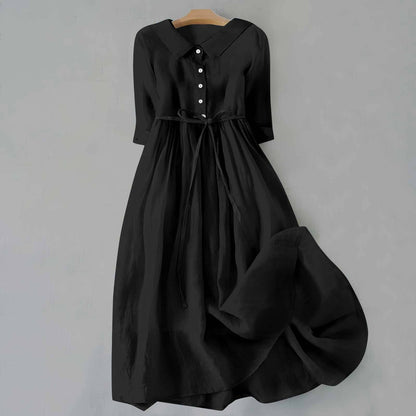 Tess | Women's Casual Sailor Collar Dress Side
