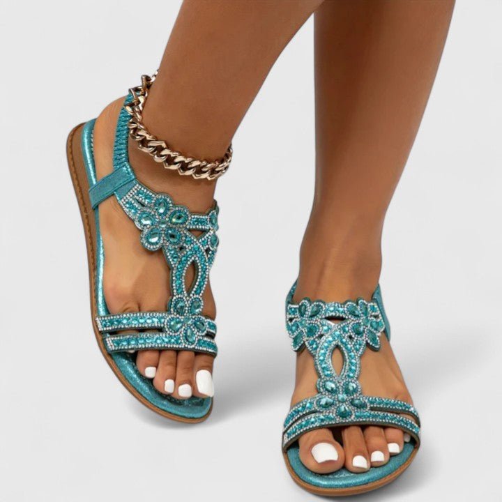 Tess | Women's Rhinestone Orthopedic Sandals Hero