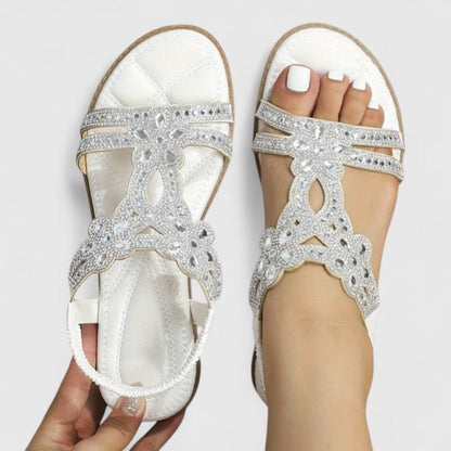 Tess | Women's Rhinestone Orthopedic Sandals Lifestyle