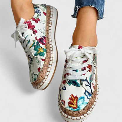 Thea | Women's Cork Platform Orthopedic Shoes Detail