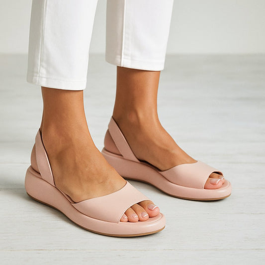 Thessalia | Women's Platform Orthopedic Sandals Front