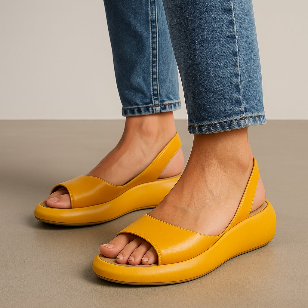 Thessalia | Women's Platform Orthopedic Sandals Hero