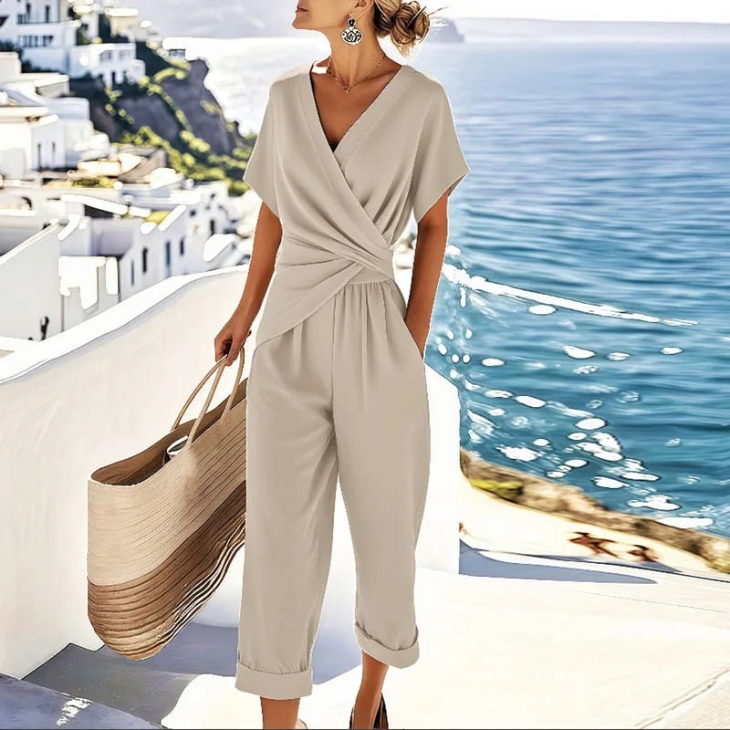 Valentina | Women's Elegant Wrap Front Two-Piece Set Hero