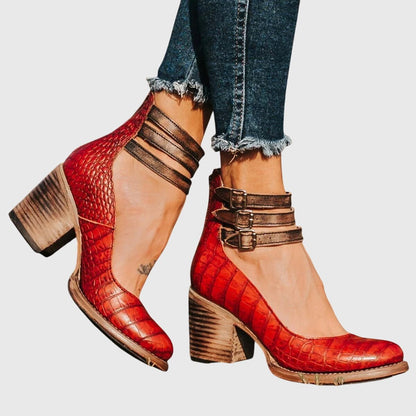 Velora | Women's Elegant Comfortable Triple Buckle Sandals Lifestyle