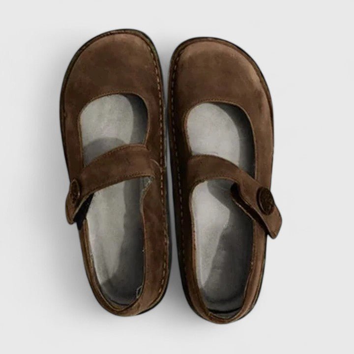 Vera | Women's Orthopedic Mary Jane Shoes Close Up