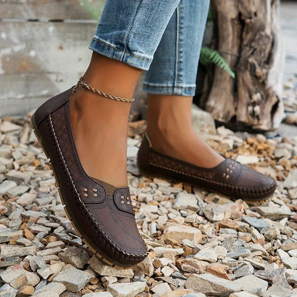 Veronique | Women's Perforated Stylish Orthopedic Shoes Alternate
