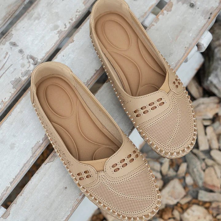 Veronique | Women's Perforated Stylish Orthopedic Shoes Lifestyle