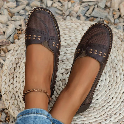 Veronique | Women's Perforated Stylish Orthopedic Shoes View 12
