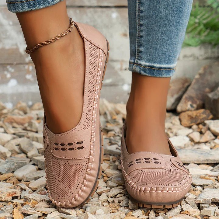 Veronique | Women's Perforated Stylish Orthopedic Shoes View 13