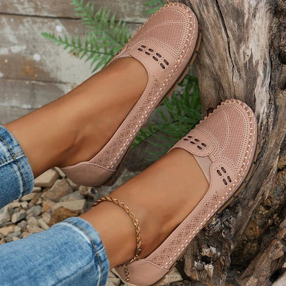 Veronique | Women's Perforated Stylish Orthopedic Shoes View 14