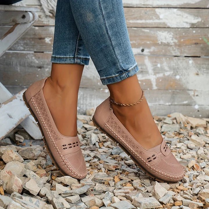 Veronique | Women's Perforated Stylish Orthopedic Shoes View 15
