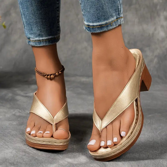 Violette | Women's Orthopedic Platform Wedge Slippers Hero