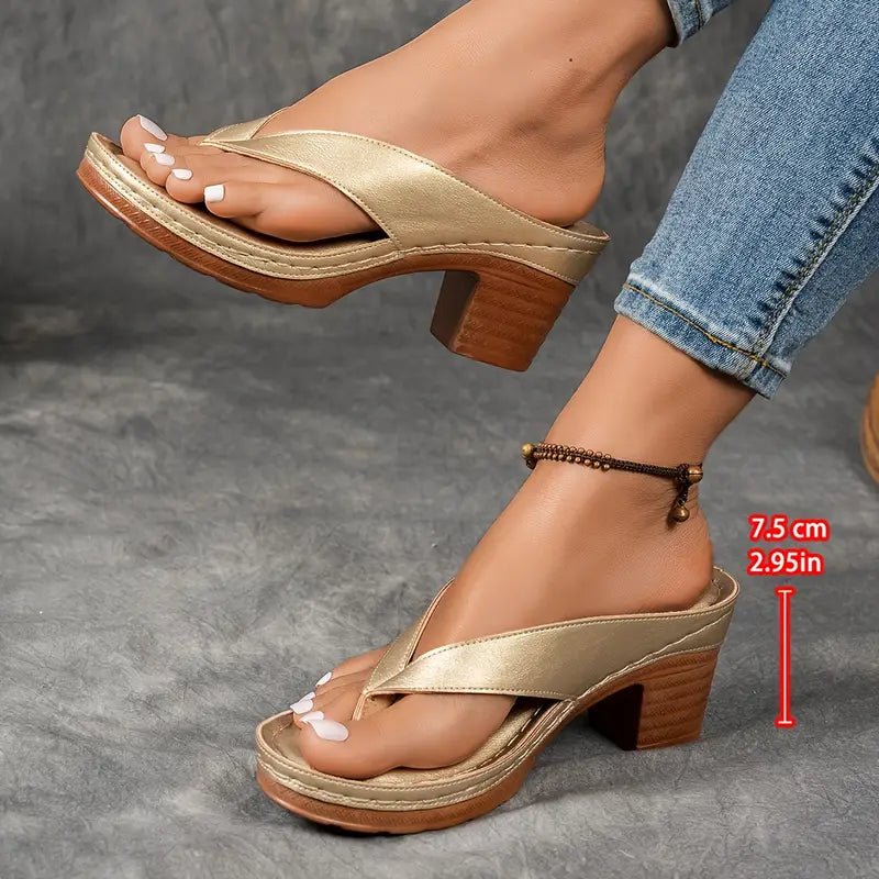 Violette | Women's Orthopedic Platform Wedge Slippers Lifestyle