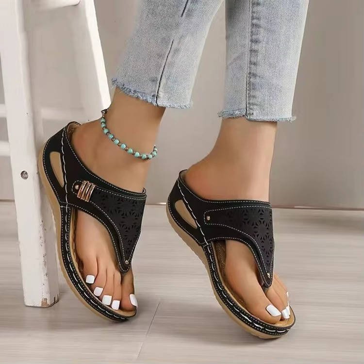 Vivienne | Women's Rhinestone Orthopedic Walking Sandals View 12