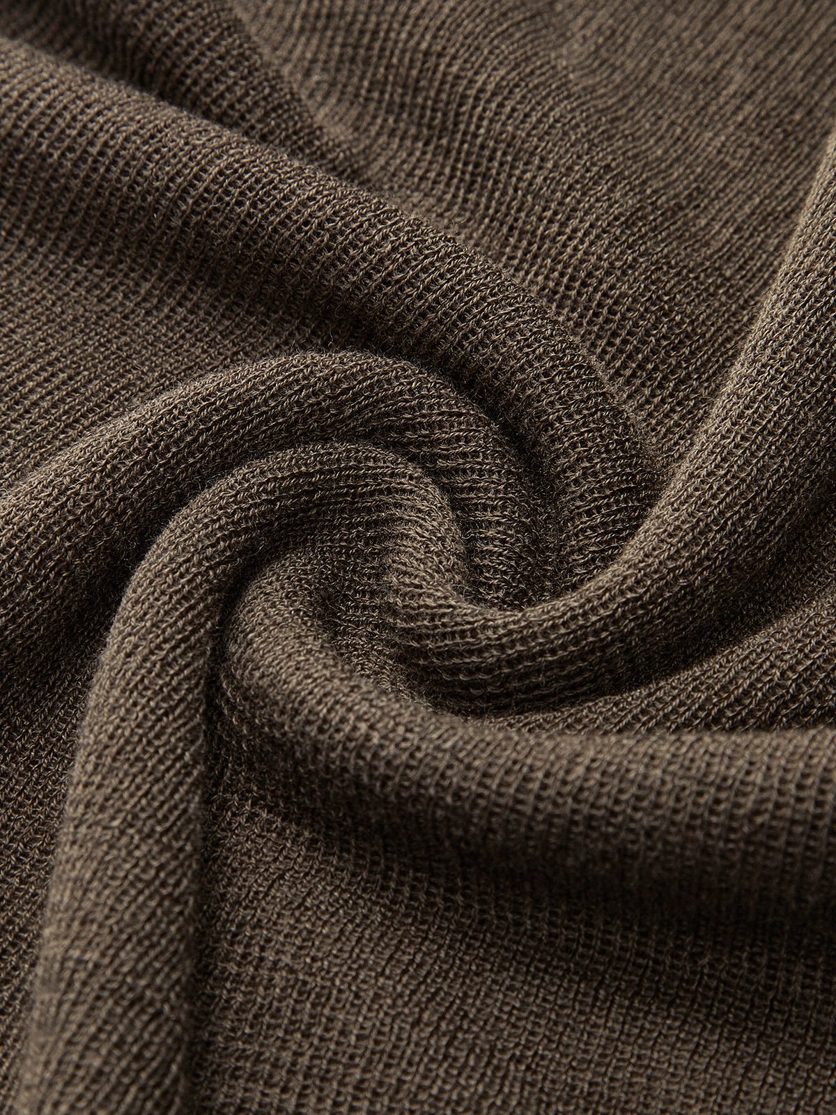 Wool-Blend Turtleneck Sheer Sweater View 14