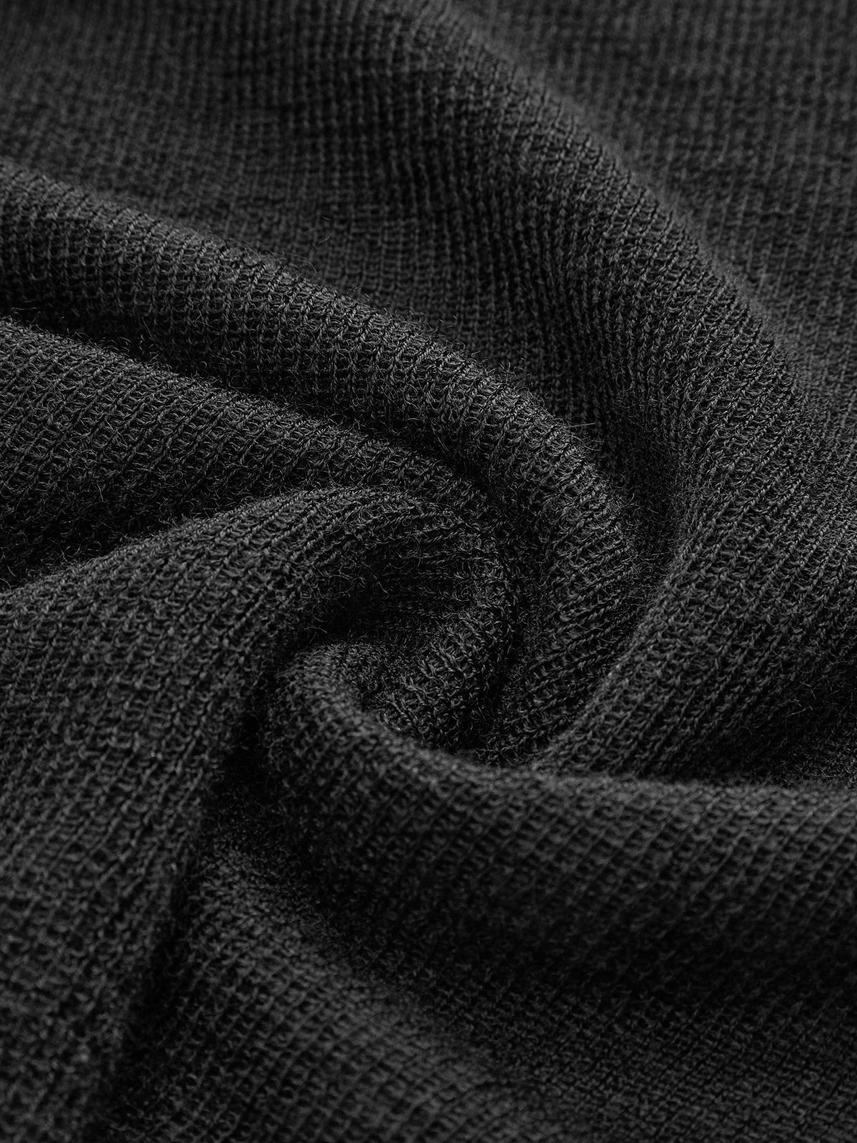 Wool-Blend Turtleneck Sheer Sweater View 18