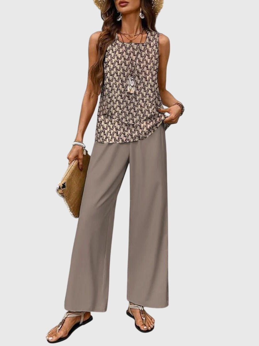Wren | Elegant Layered Women's Set Close Up