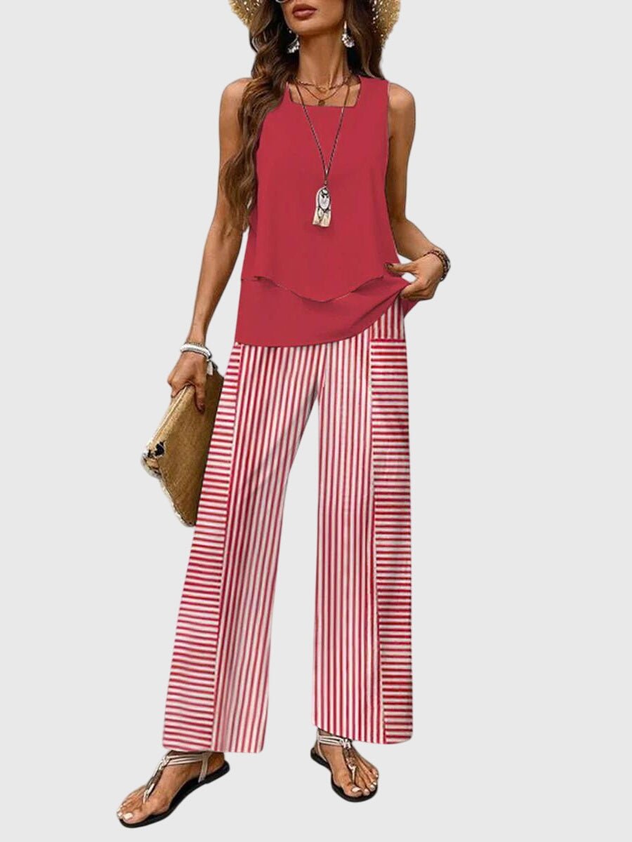 Wren | Elegant Layered Women's Set Side