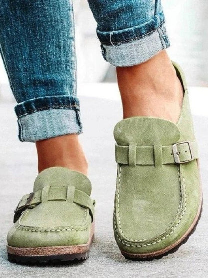 Wren | Women's Buckle Comfort Clogs Hero