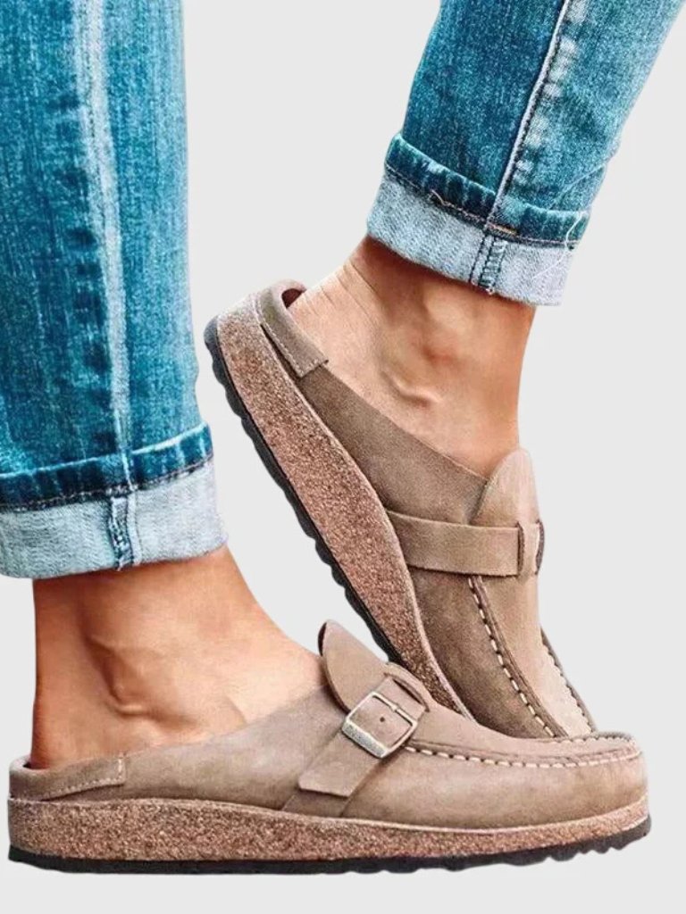 Wren | Women's Buckle Comfort Clogs Lifestyle